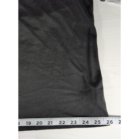 Shein Curve 0X Black Lace-Up Tunic Tee Women's Plus Large Soft Minimalist Top - Picture 7 of 10